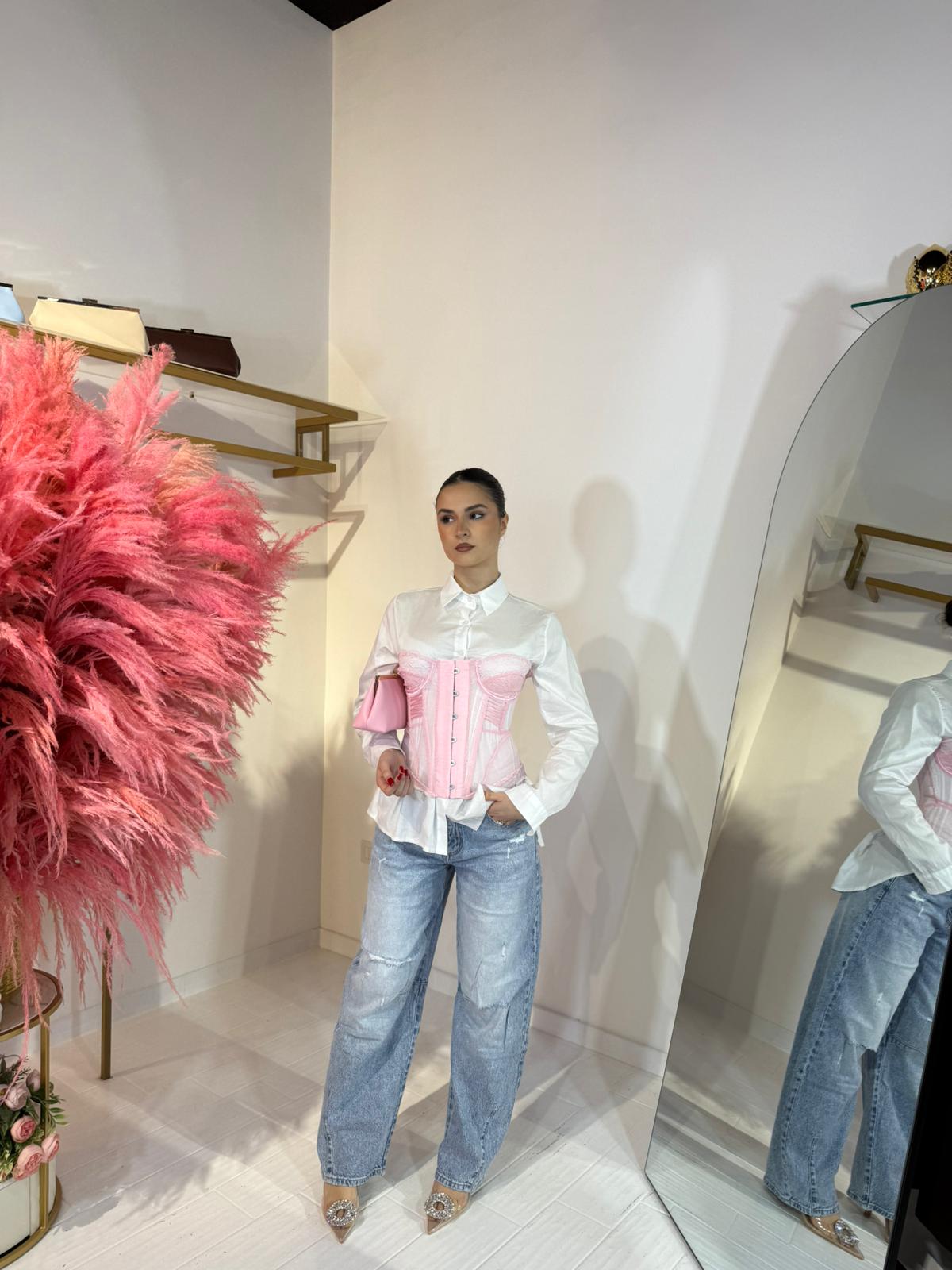 CORSETTO SELENA ROSA