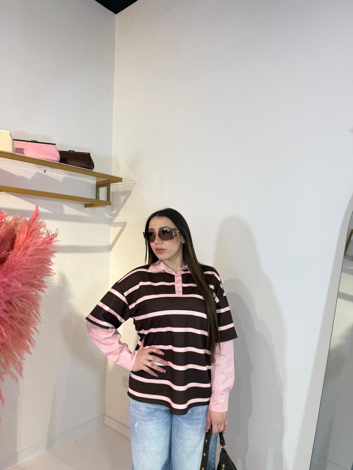 MAGLIA FEDE MARRONE