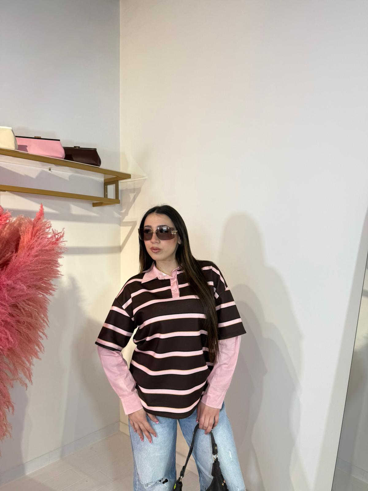 MAGLIA FEDE MARRONE