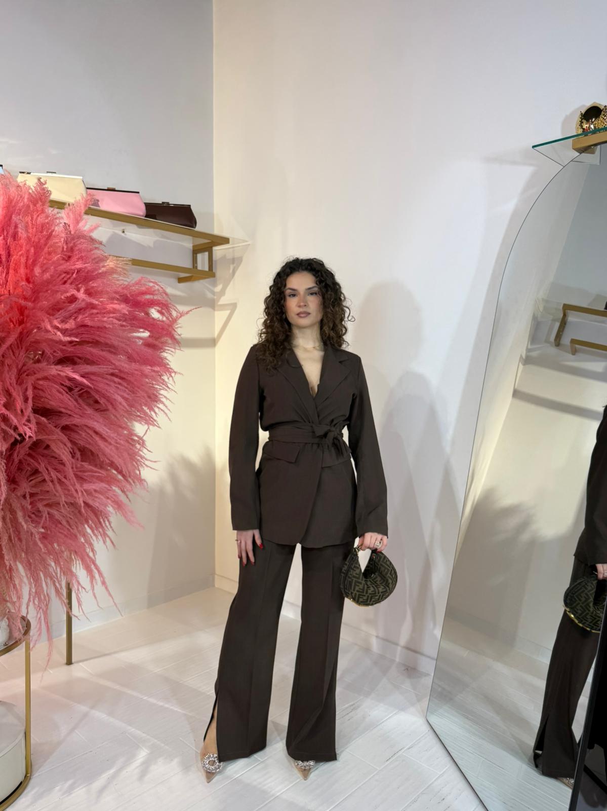 TAILLEUR FUSCIACCA MARRONE