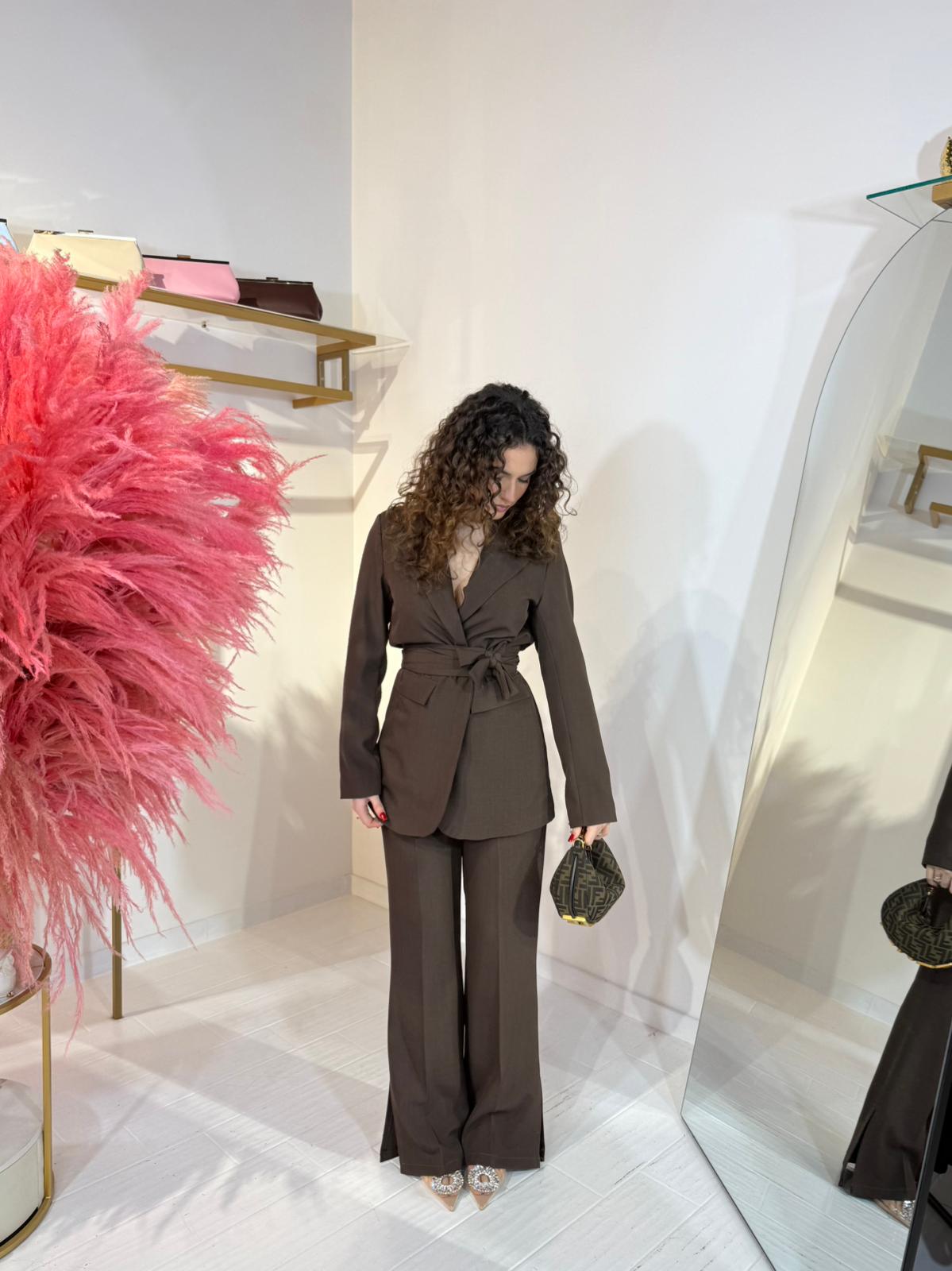 TAILLEUR FUSCIACCA MARRONE