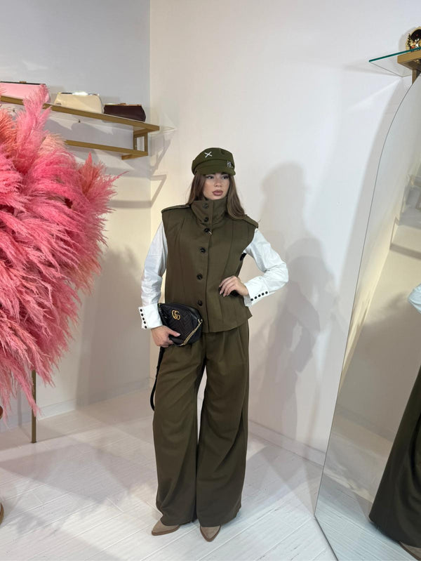 COORDINATO JAMILA VERDE MILITARE