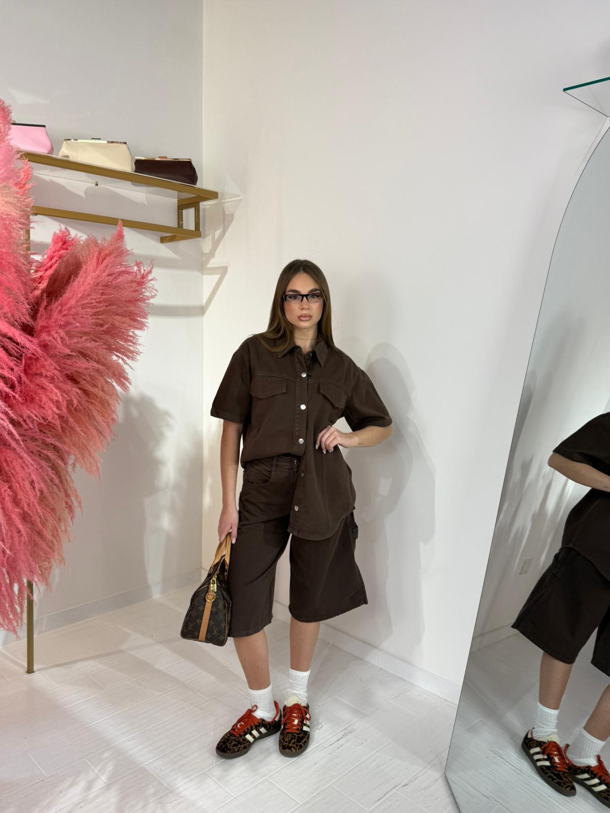 COORDINATO IRIS MARRONE