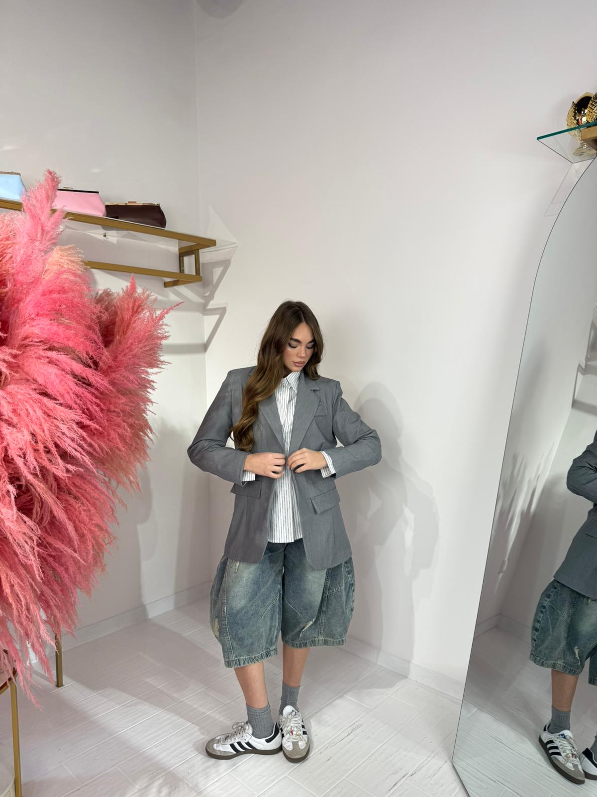 BLAZER BASIC GRIGIO