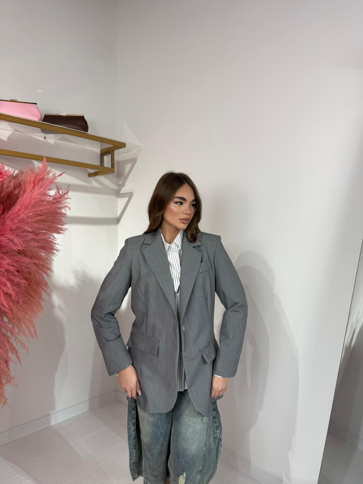 BLAZER BASIC GRIGIO
