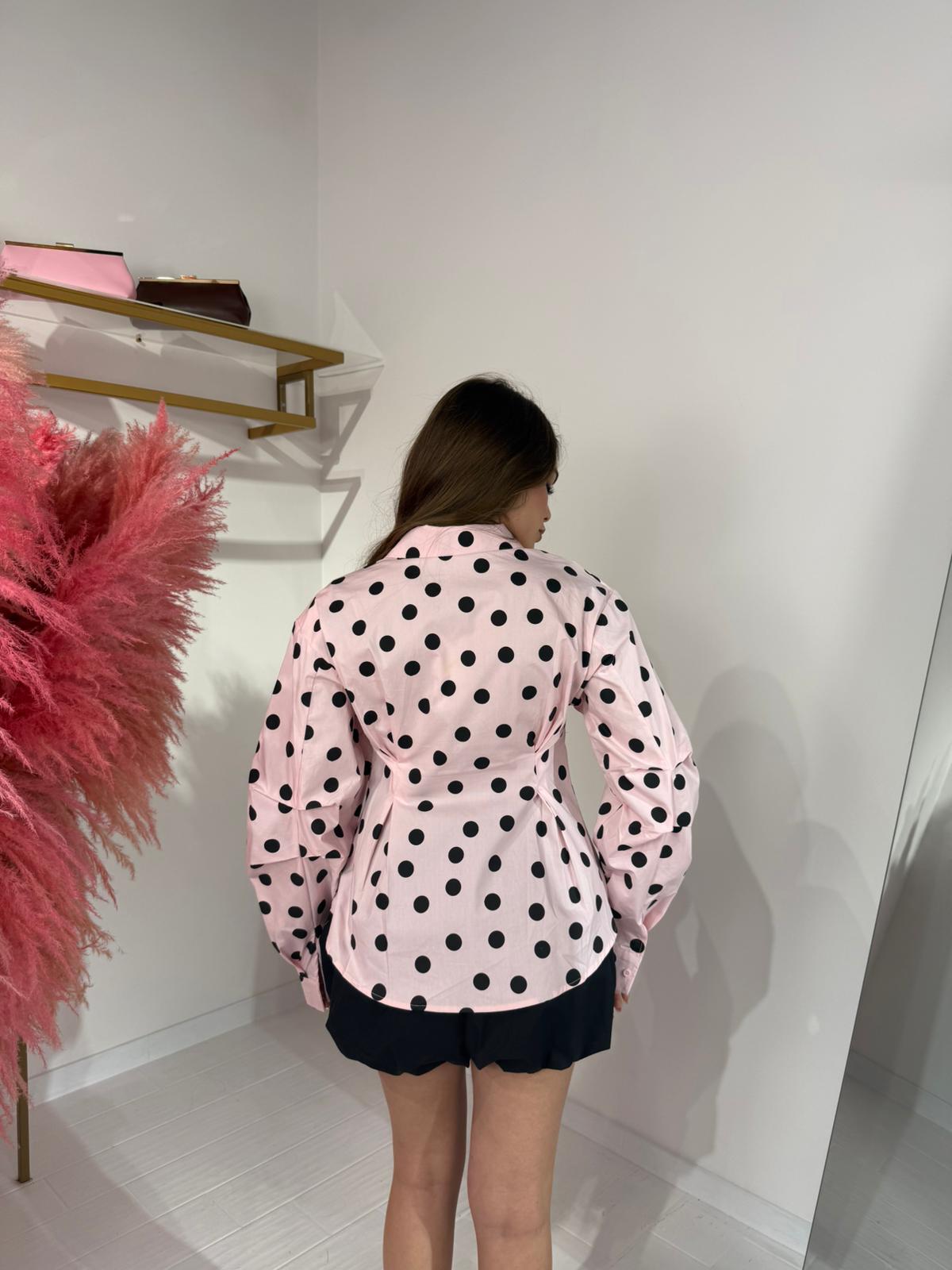 CAMICIA POIS ROSA