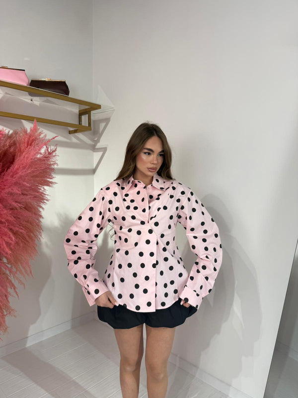 CAMICIA POIS ROSA