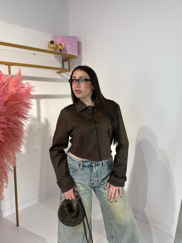 TRENCH CROP MARRONE