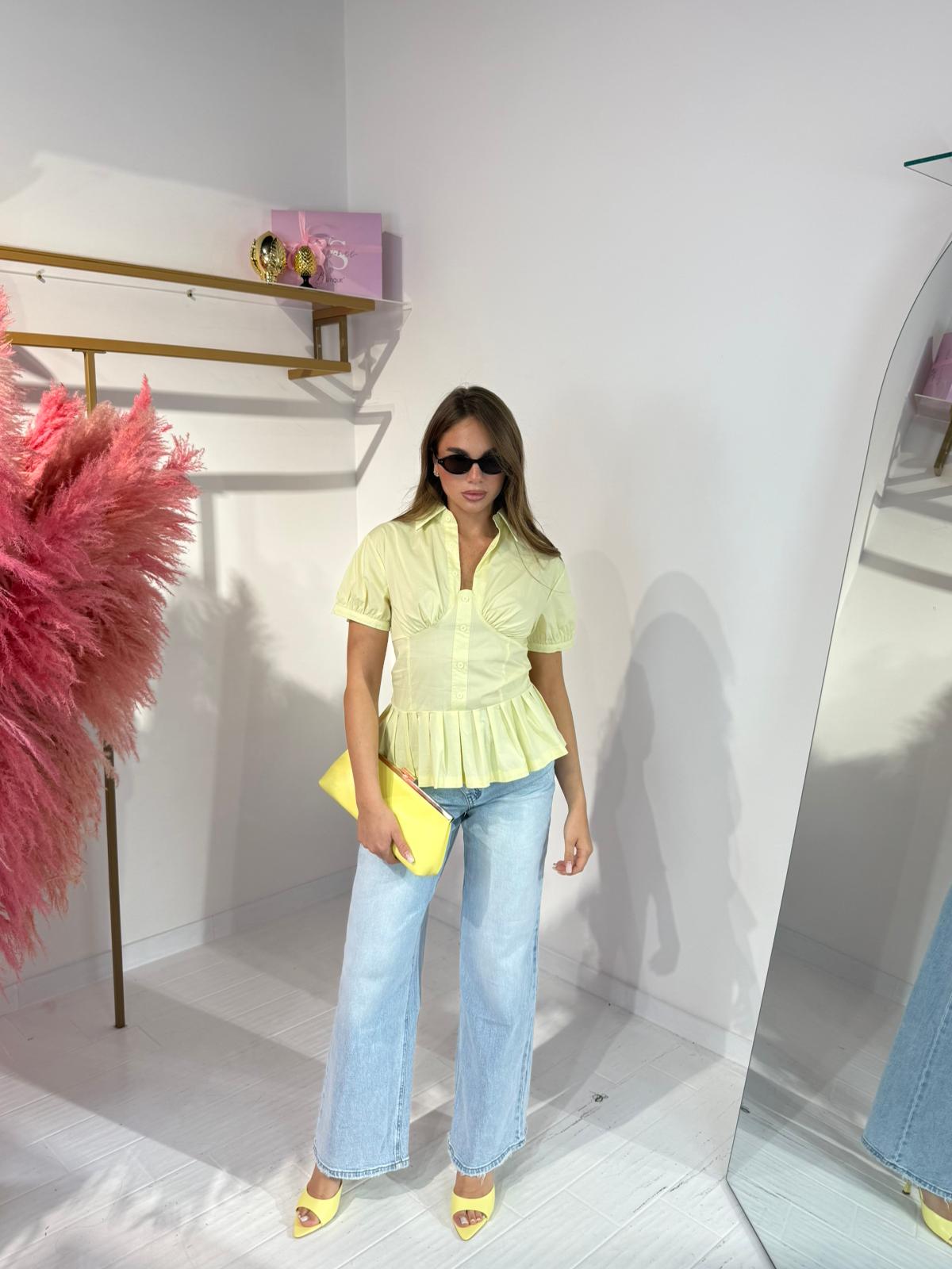 CAMICIA ADELAIDE GIALLA