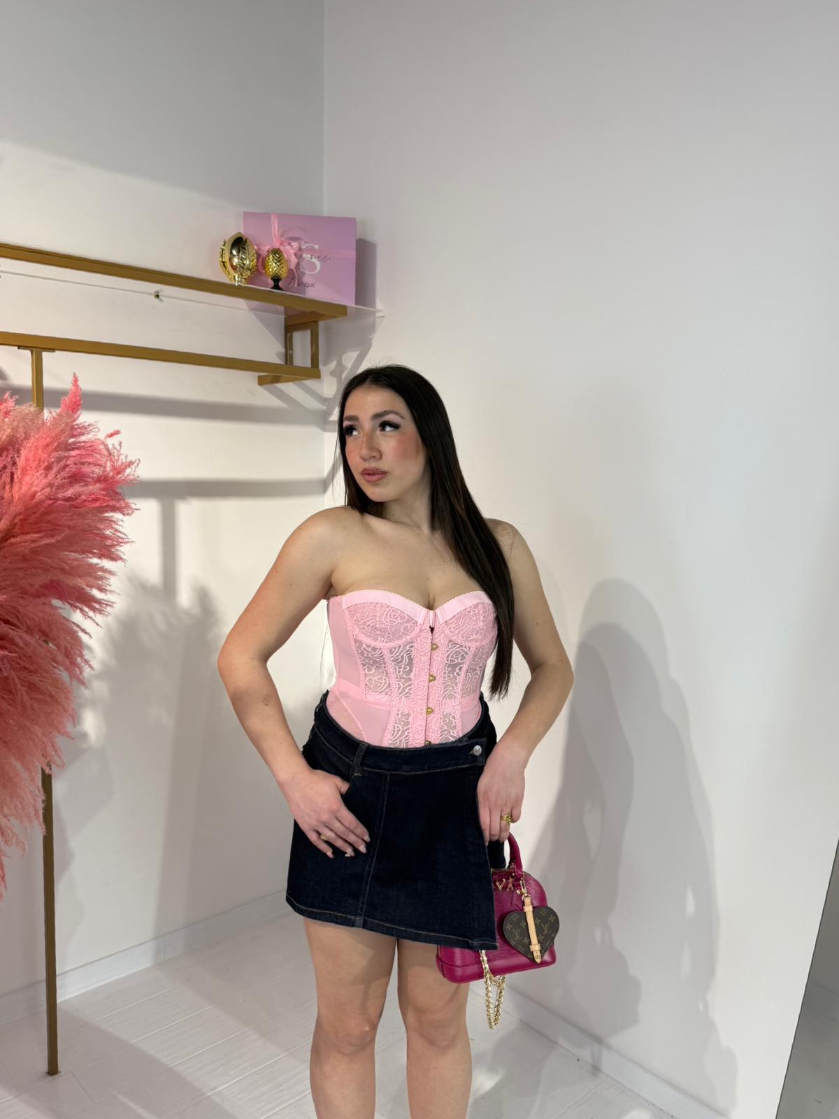CORSETTO ROMANTIC ROSA