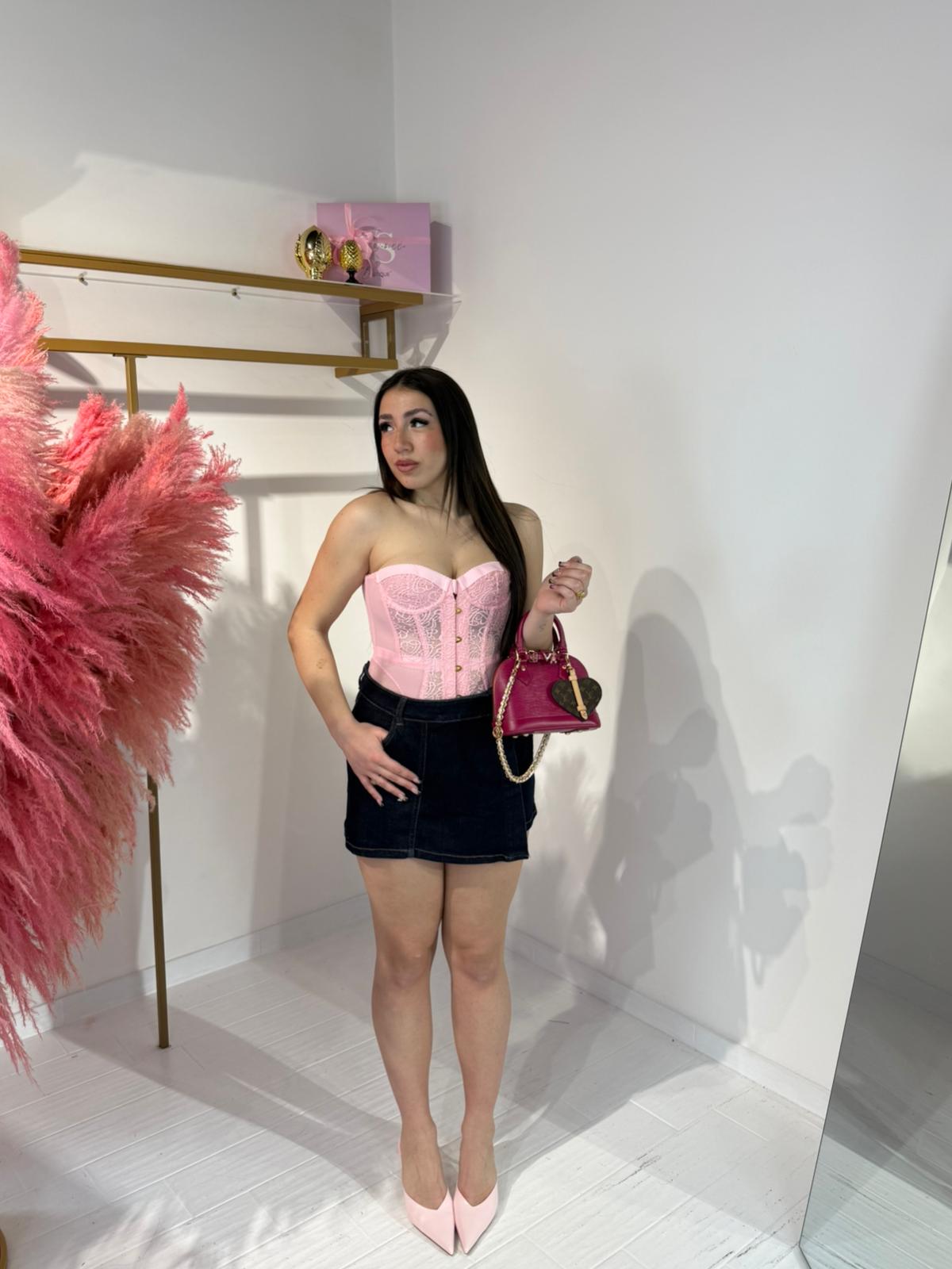 CORSETTO ROMANTIC ROSA