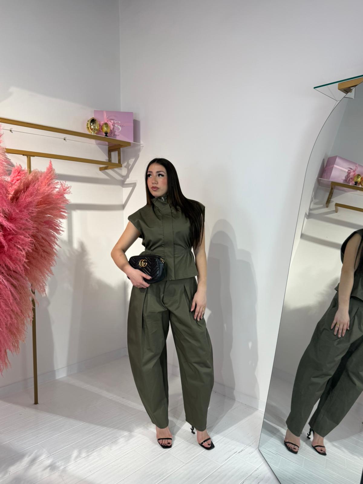 COORDINATO MORENA VERDE MILITARE