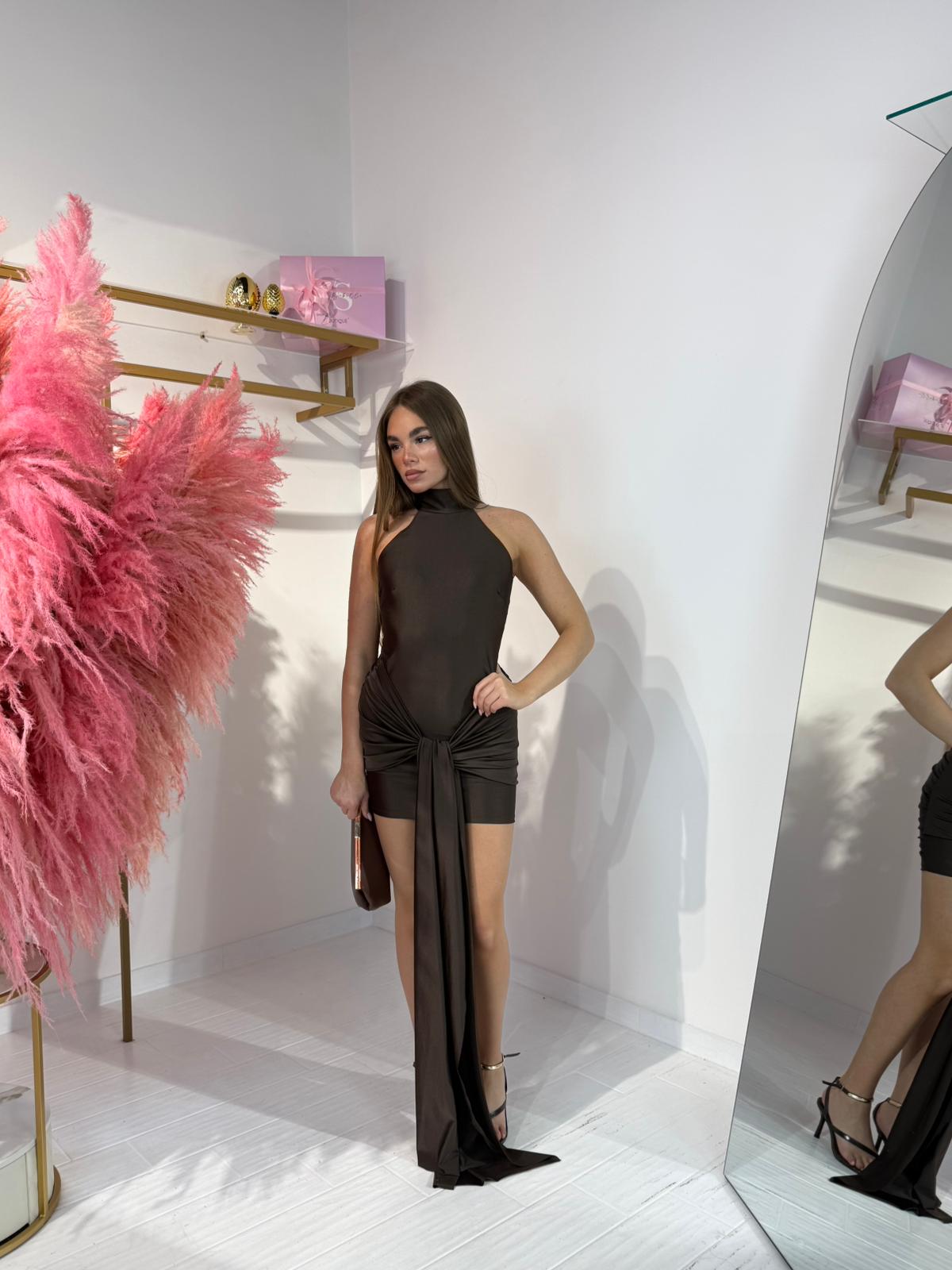 DRESS FABIOLA MARRONE