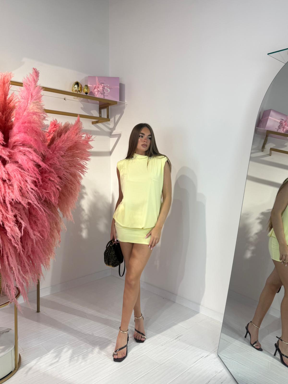 DRESS ADRIANA  GIALLO
