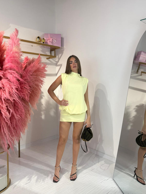 DRESS ADRIANA  GIALLO