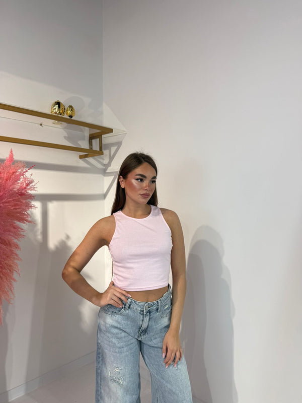 CANOTTA BASIC ROSA CHIARO