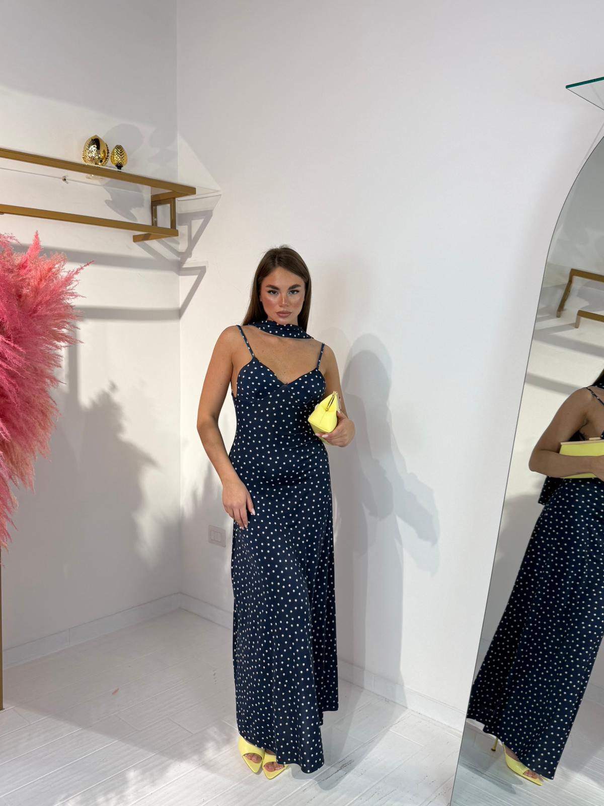 DRESS CLARISSA BLU