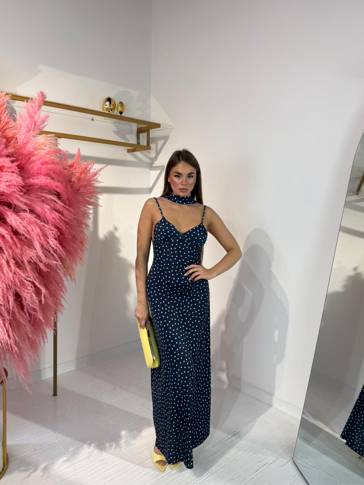 DRESS CLARISSA BLU