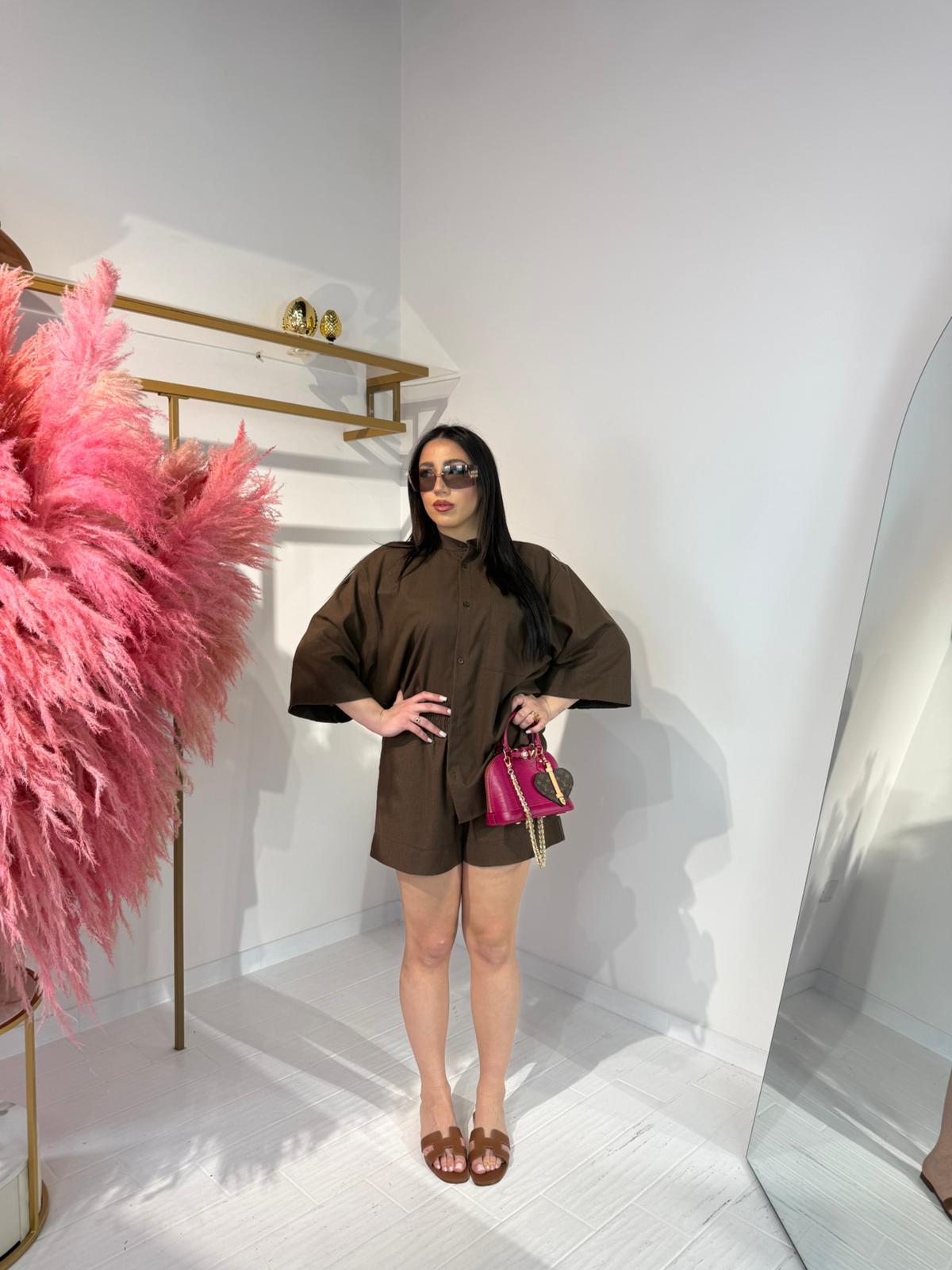 COORDINATO FATIMA MARRONE