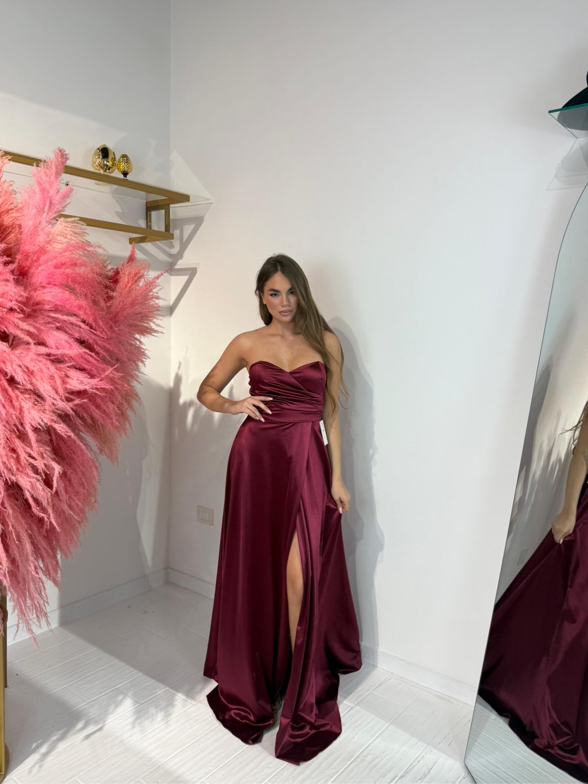 ABITO ARIEL BORDEAUX
