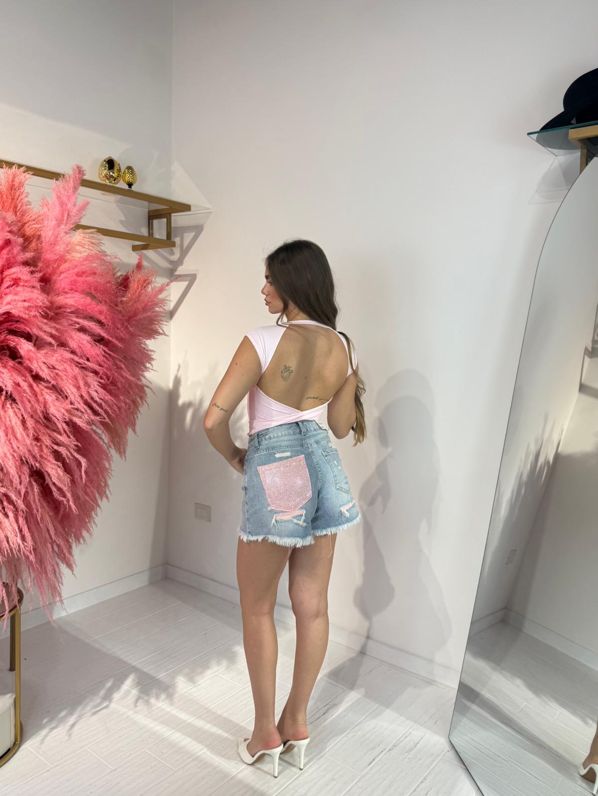SHORTS BRILLIANT ROSA