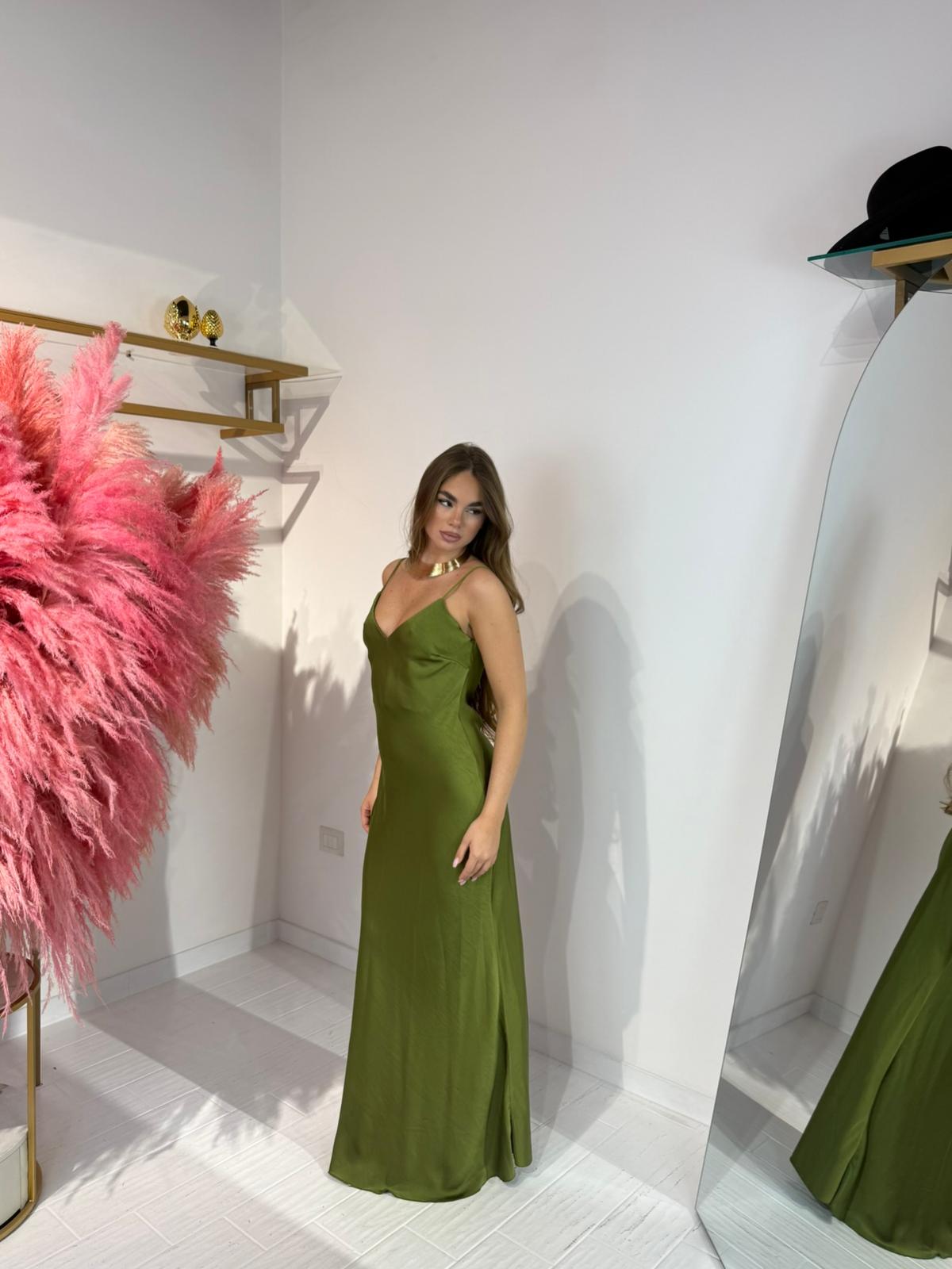 DRESS MOON VERDE