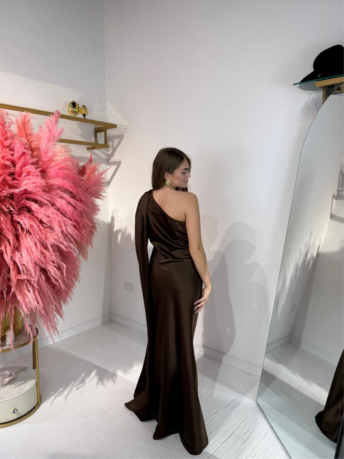 DRESS CLEOPATRA MARRONE
