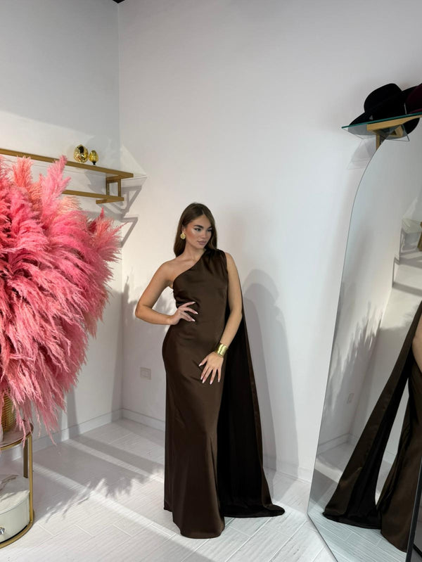 DRESS CLEOPATRA MARRONE