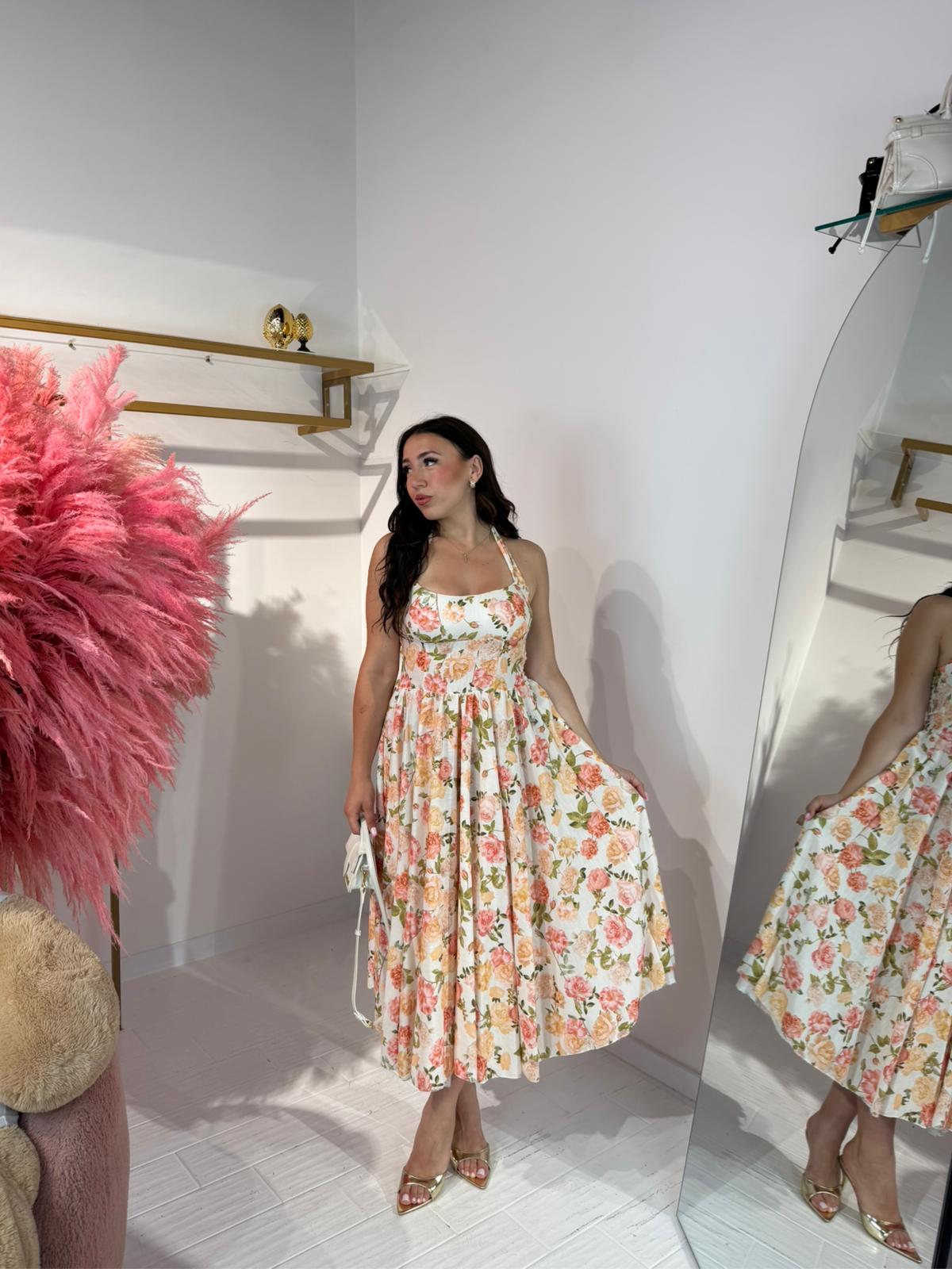 DRESS POSITANO PESCA