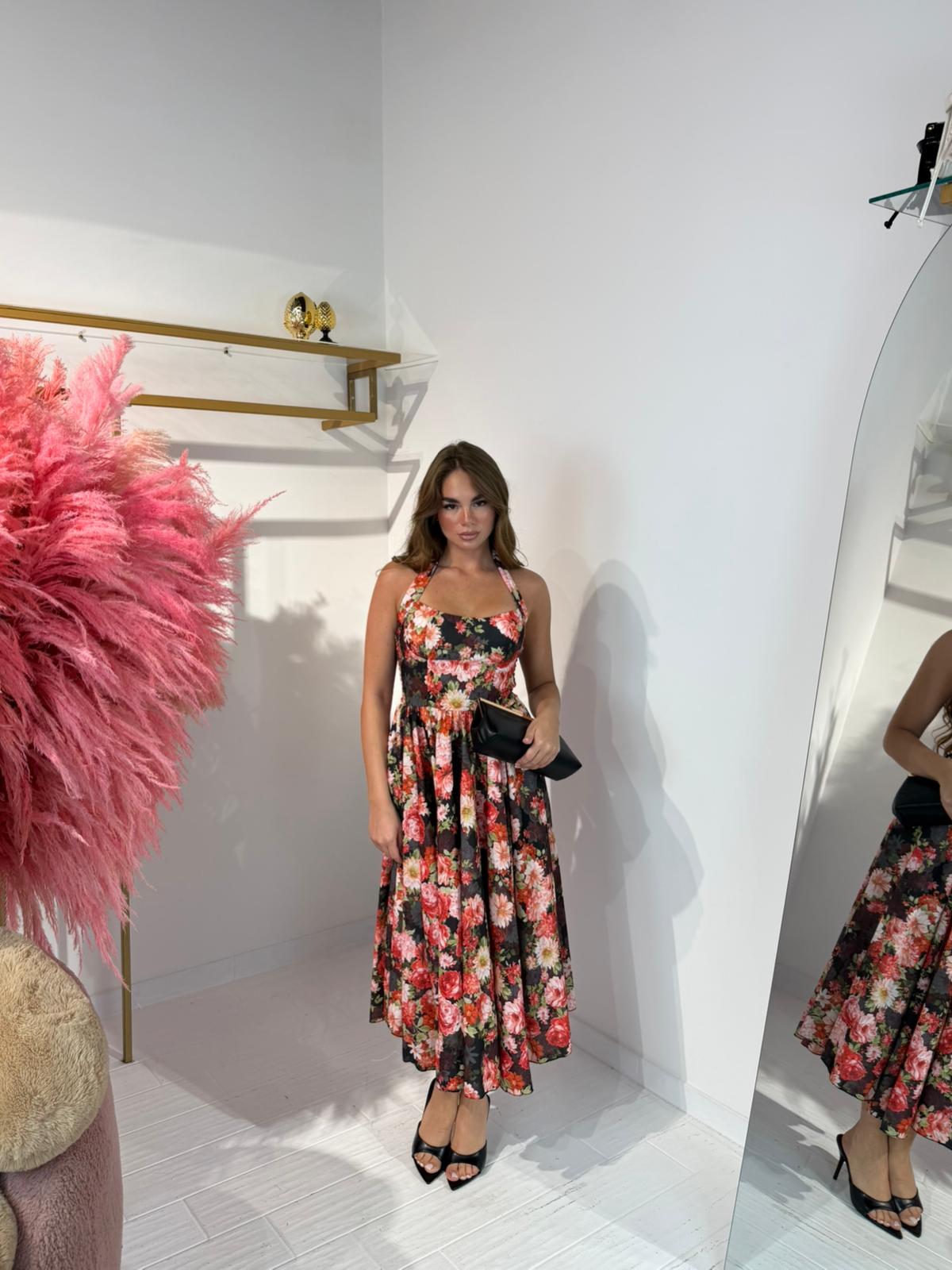 DRESS POSITANO NERO