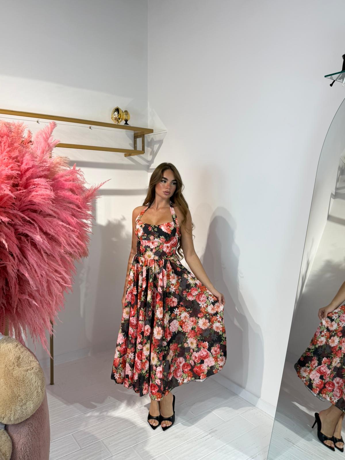 DRESS POSITANO NERO