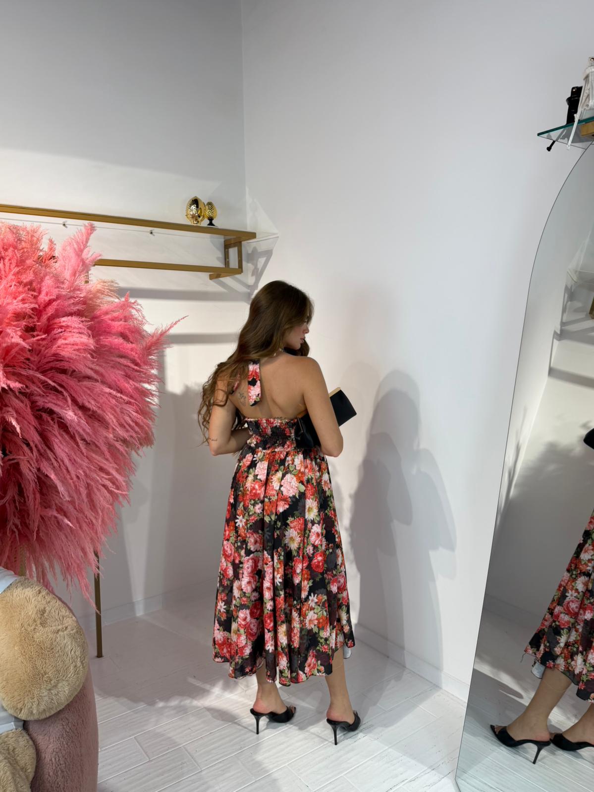 DRESS POSITANO NERO