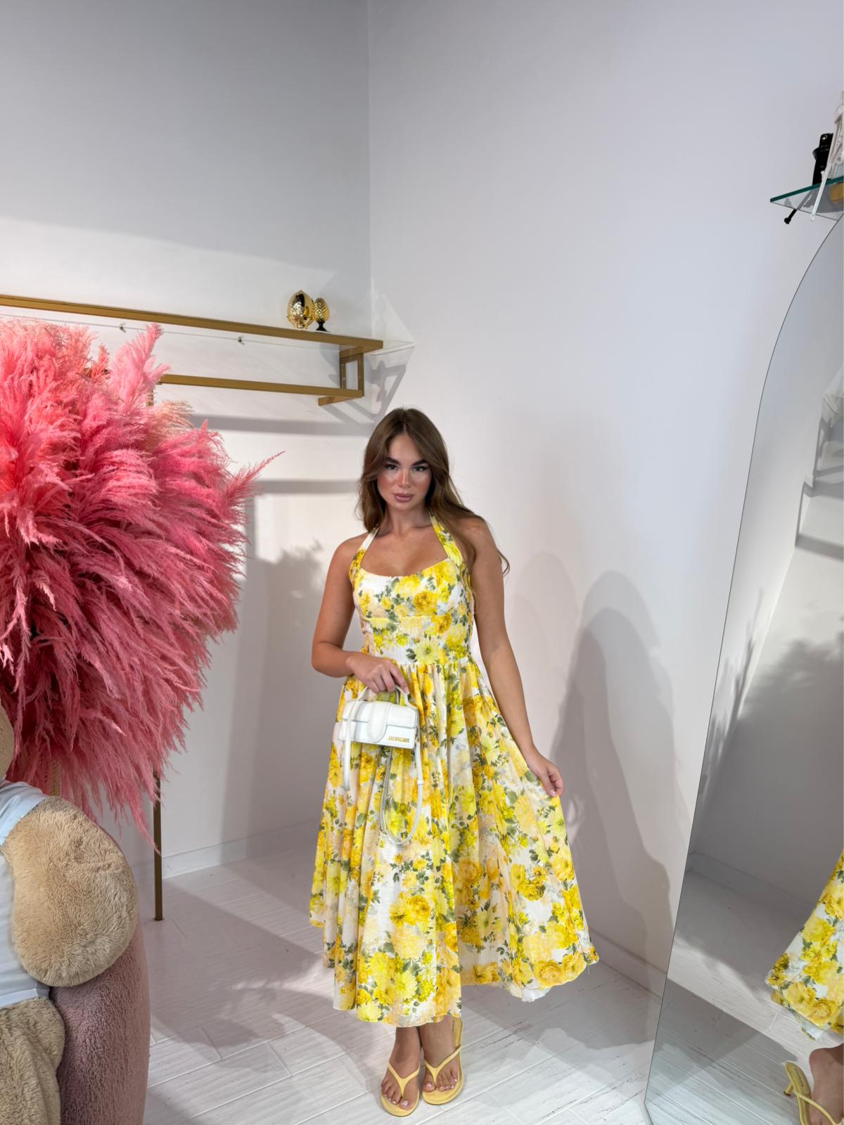 DRESS POSITANO GIALLO
