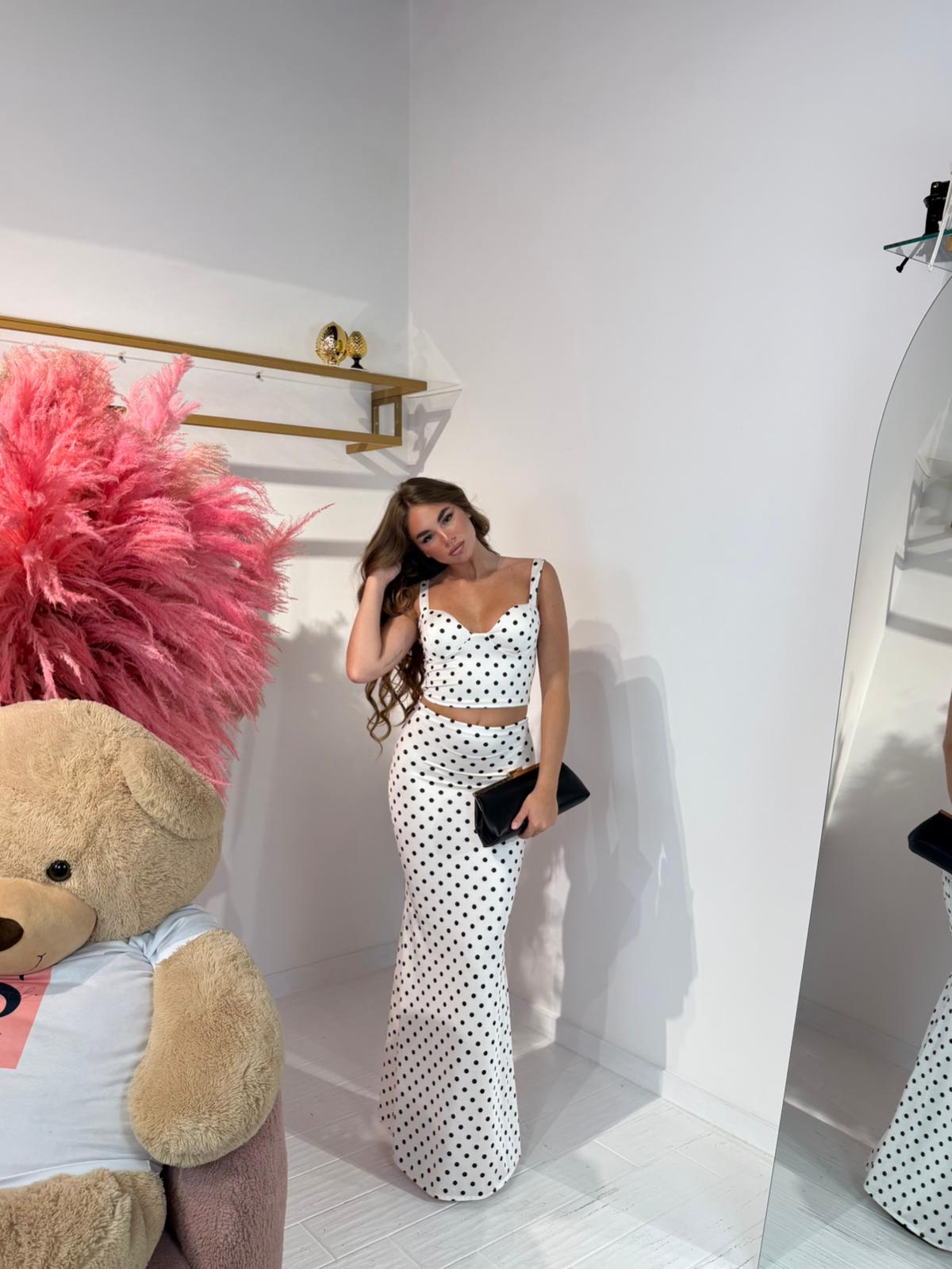 COORDINATO POIS BIANCO
